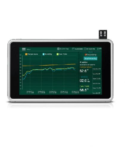 Extech RH550: Dokunmatik Ekranlı Nem / Sıcaklık Grafik Kaydedici