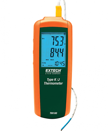 Extech TM100: Tip K / J Tek Giriş Termometresi